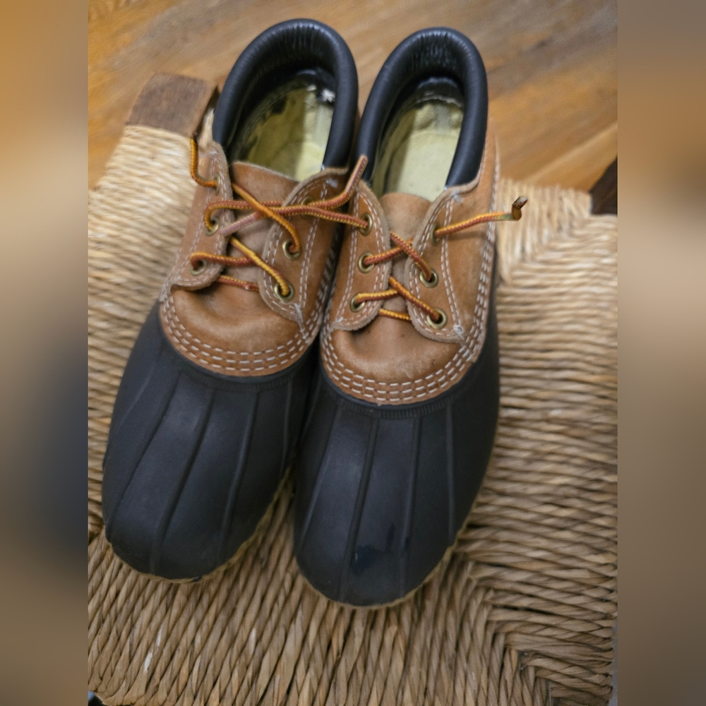 L.L. Bean Black and Brown Men's Rain & Snow Boots